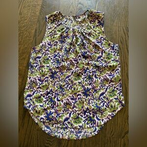 Veronica Beard Floral Top Size 2